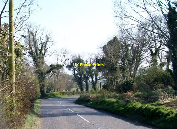 Photo 6"x4" The B10 (May's Corner Road) approaching a minor junction with Seafin Road Katesbridge c2012