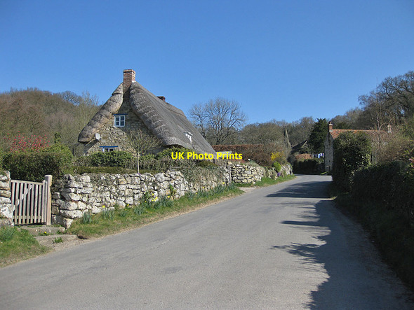 Photo 6"x4" Rievaulx thatch Rievaulx c2012