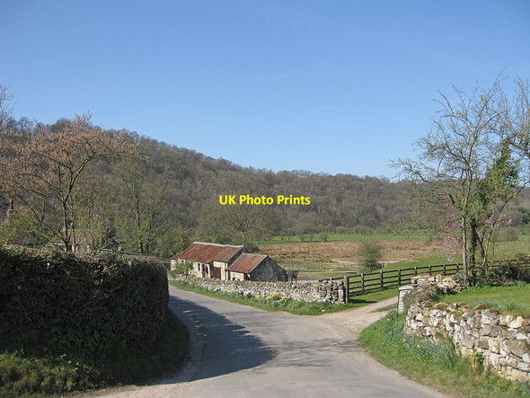 Photo 6"x4" Valley of the River Rye Rievaulx c2012
