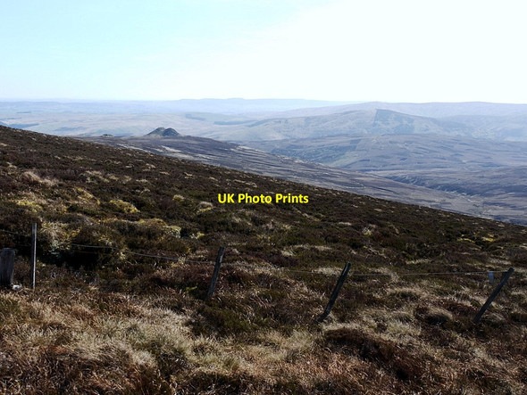 Photo 6"x4" Little & Great Standrop from ridge below Hedgehope Hill Linhope\/NT9616 c2012