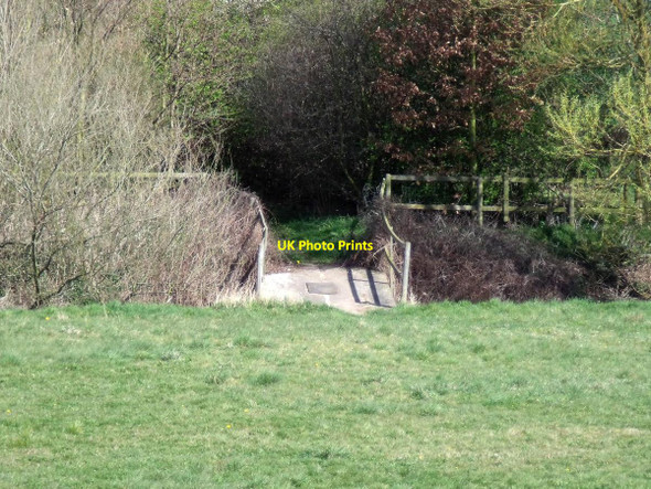 Photo 6"x4" Farm bridge over Ramsley Brook King's Newton c2012