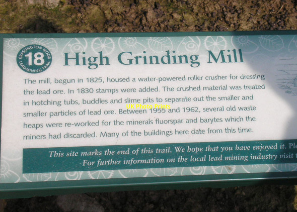 Photo 6"x4" Information board at High Grinding Mill Grassington c2012
