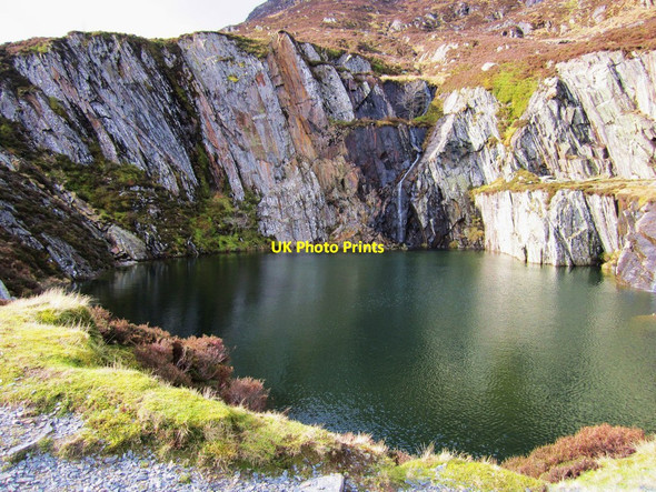 Photo 6"x4" Disused Quarry Capel Curig c2012