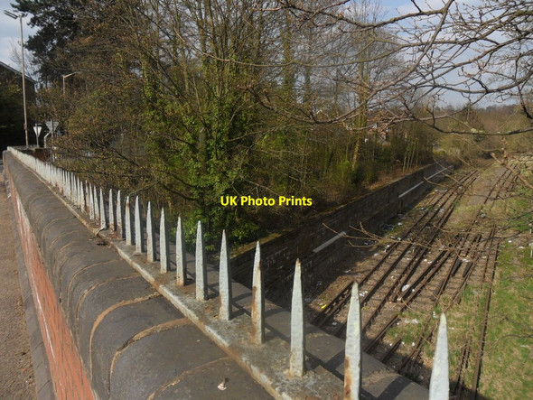 Photo 6"x4" Disused tube tracks just beyond Epping tube station Epping c2012