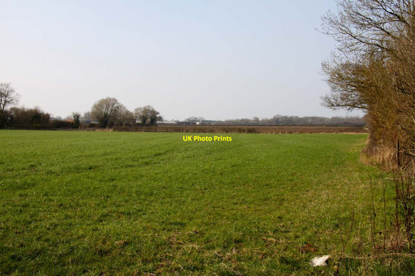 Photo 6"x4" Field near Ock Bridge Lyford c2012