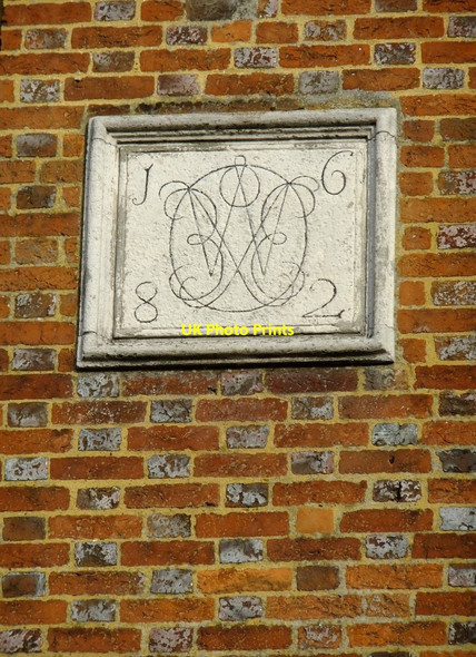 Photo 6"x4" Inscribed stone, the Market Hall, Old Amersham Amersham c2012