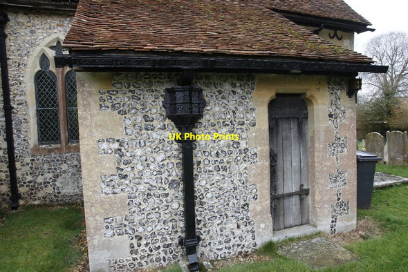 Photo 6"x4" Door to the church Houghton\/SU3432 c2012