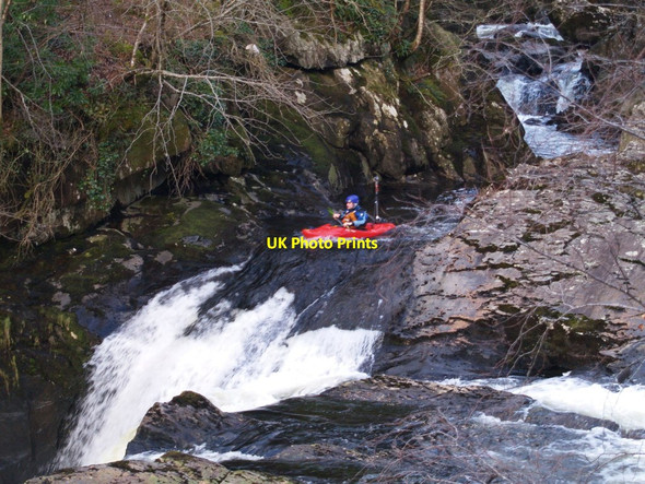 Photo 6"x4" Cyfyng Falls Capel Curig c2012