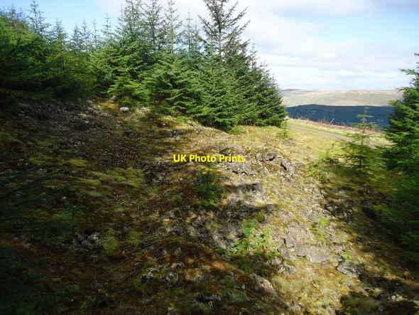 Photo 6"x4" Meikle Bin, old quarry Bin Bairn c2012