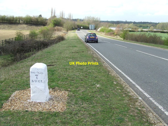 Photo 6"x4" To Thrapston 7 Brington c2012