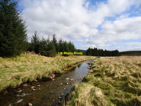Photo 6"x4" Carron Valley Forest, River Carron [7] River Carron\/NS6684 c2012