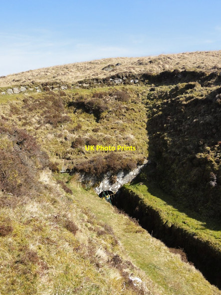 Photo 6"x4" The Egress to Devonport Leat Tunnel Nun's Cross Fm c2012