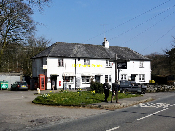 Photo 6"x4" Postbridge Post Office and Shop Bellever c2012