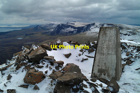 Photo 6"x4" Beinn Edra Trigpoint Balnaknock c2012