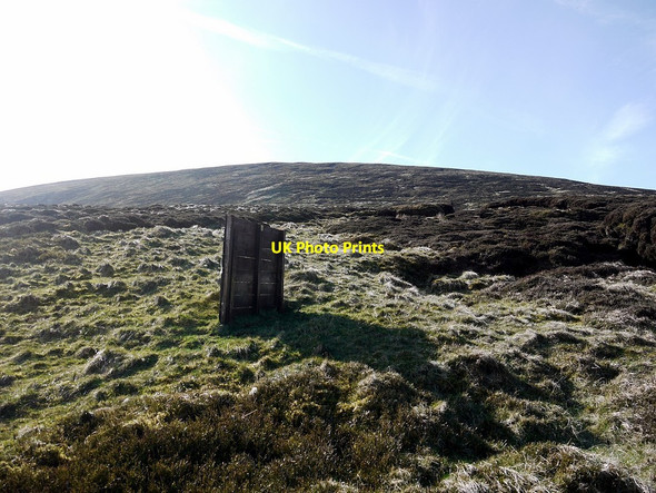 Photo 6"x4" Grouse butts above Langleeford Hope Harthope Linn c2012