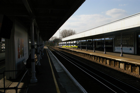 Photo 6"x4" Beckenham Junction station: main lines looking towards London Beckenham c2012
