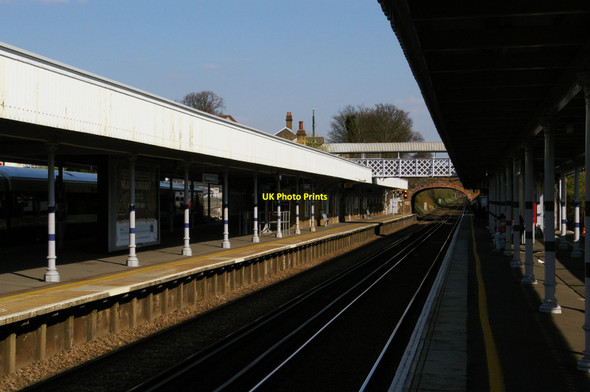 Photo 6"x4" Beckenham Junction station: main lines looking towards Bromley Beckenham c2012