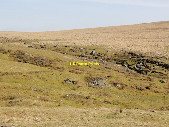 Photo 6"x4" The Valley of the River Plym Eylesbarrow c2012