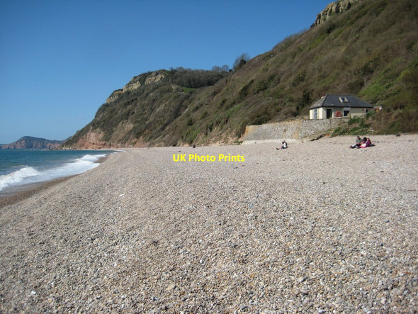 Photo 6"x4" Chalet overlooking the beach, Weston Mouth Weston\/SY1688 c2012