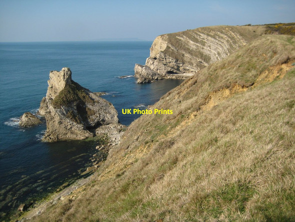 Photo 6"x4" Mupe Rocks Lulworth Camp c2012