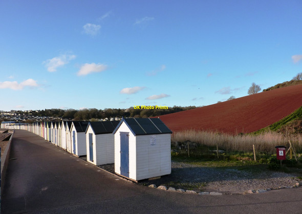 Photo 6"x4" Beach huts at Broadsands Broadsands c2012