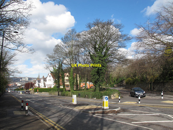 Photo 6"x4" Triangular junction Sheffield\/SK3587 c2012