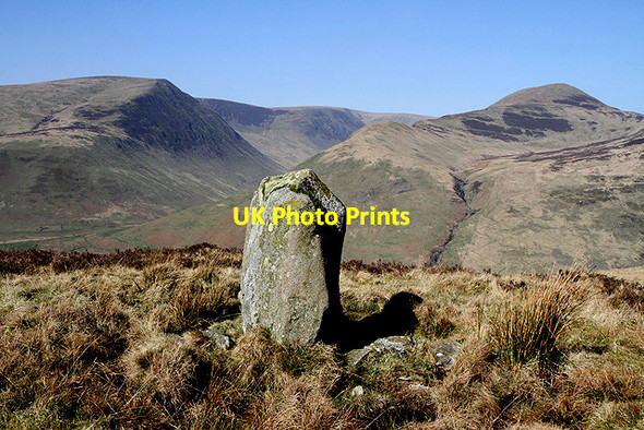 Photo 6"x4" A standing stone at Peatshiel Sike Capplegill c2012