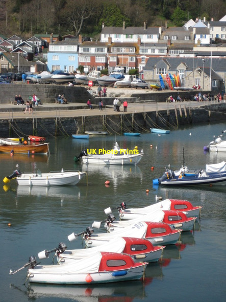 Photo 6"x4" Boats in Lyme Regis Harbour Lyme Regis c2012