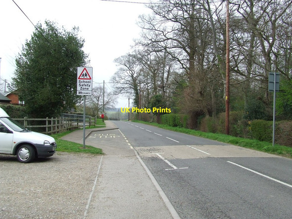 Photo 6"x4" School Safety Zone Great Welnetham c2012
