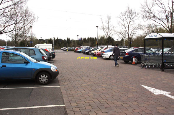 Photo 6"x4" The car park at Tesco in Cirencester Cirencester c2012