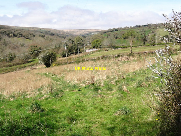 Photo 6"x4" Looking along the Valley towards Lutton Farm Lutton\/SX6961 c2012