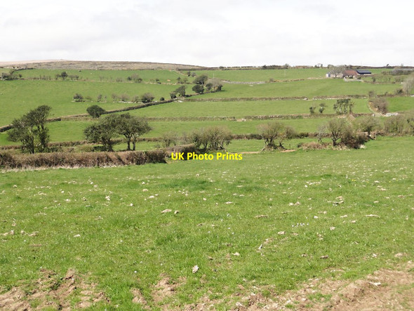 Photo 6"x4" Pasture Fields near Bloody Pool Harbourneford c2012
