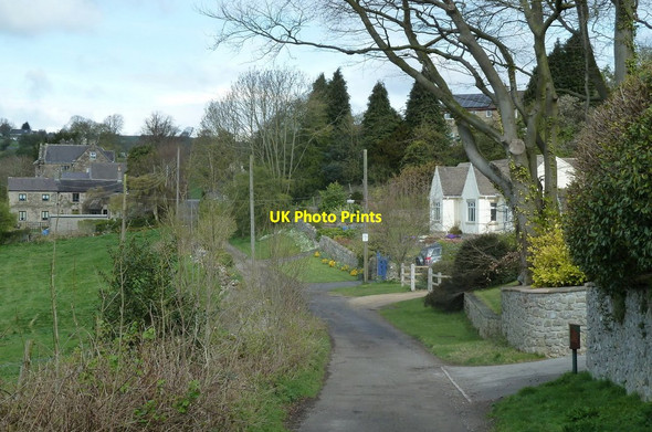 Photo 6"x4" Church Lane, Bonsall Matlock c2012