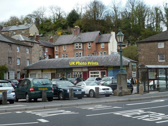 Photo 6"x4" Market place, Cromford Cromford c2012