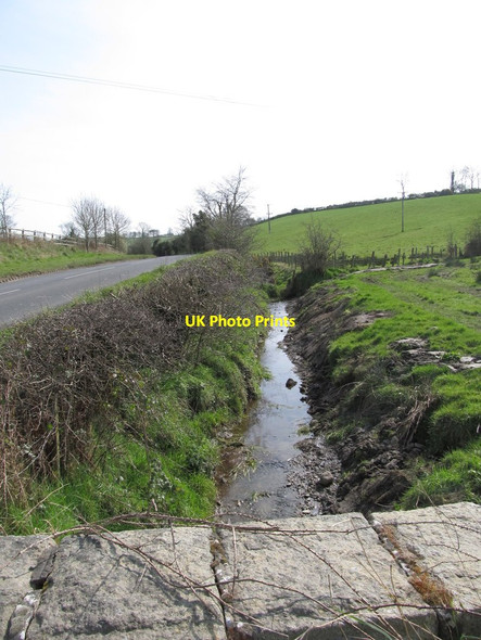 Photo 6"x4" Drainage ditch alongside the Ballinaskeagh Road Milltown\/J1436 c2012