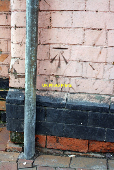 Photo 6"x4" Benchmark on Wollaton Road face of #17 High Road Beeston\/SK5236 c2012