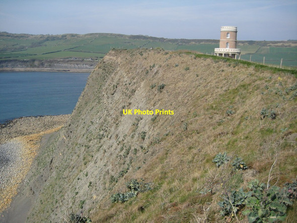 Photo 6"x4" Hen Cliff and Clavell Tower Kimmeridge c2012