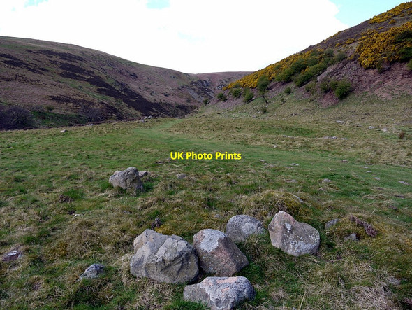 Photo 6"x4" Valley of Carey Burn Middleton Hall\/NT9825 c2012