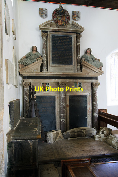 Photo 6"x4" Hooper family monument  - St Mary & St Bartholomew's church, Cranborne Cranborne c2012