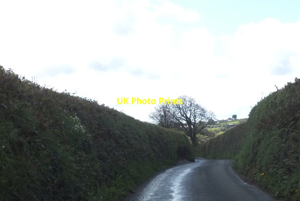 Photo 6"x4" Minor road near Newton Bohetherick c2012