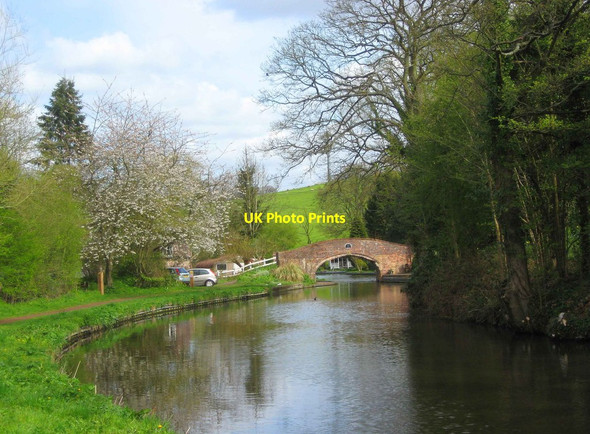 Photo 6"x4" Staffs & Worcs Canal looking towards Whittington Horse Bridge, near Whittington Whittington\/SO8582 c2012
