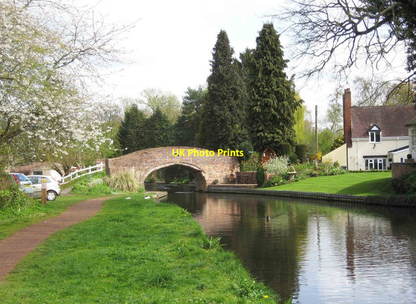 Photo 6"x4" Whittington Horse Bridge (No. 28), Staffs & Worcs Canal, near Whittington Whittington\/SO8582 c2012
