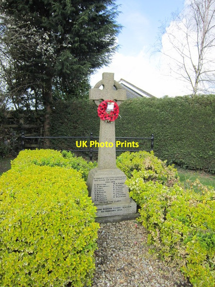 Photo 6"x4" A War Memorial at Little Carlton Little Carlton\/TF3985 c2012