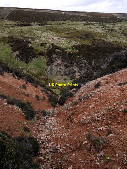 Photo 6"x4" Erosion gully above the Hawsen Burn Hawsen Burn c2012