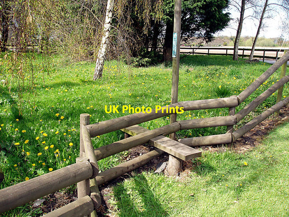 Photo 6"x4" Stile for path leading to Nuck's Wood Holmeswood c2012