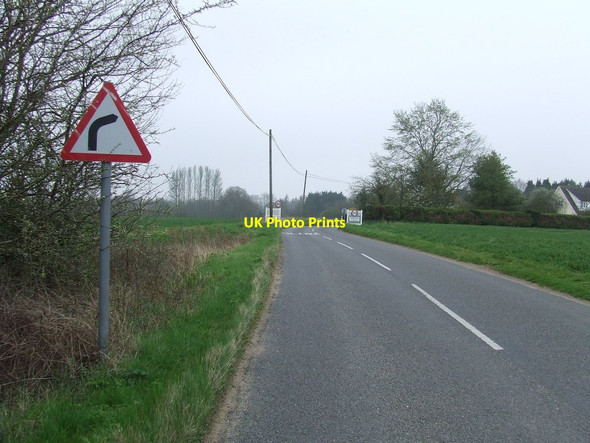 Photo 6"x4" Approaching Hawstead Brook Green\/TL8658 c2012