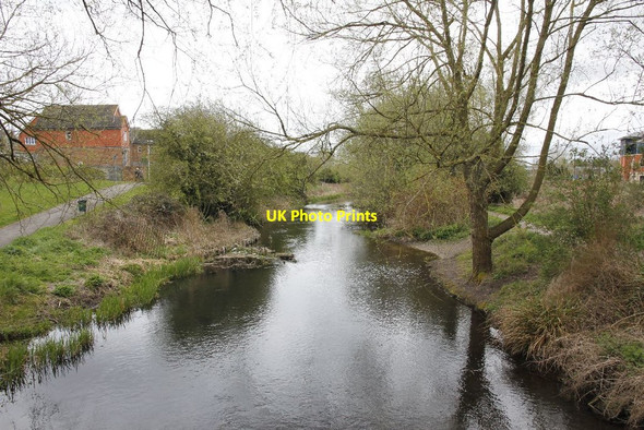 Photo 6"x4" Downstream to the Kennet Newbury\/SU4767 c2012
