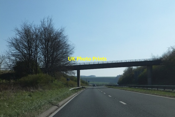 Photo 6"x4" Bridleway bridge over A303 Mere\/ST8132 c2012
