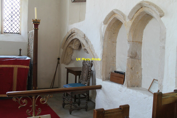 Photo 6"x4" Tomb arch and Sedilia, St Peter's church, Ropsley Ropsley c2012