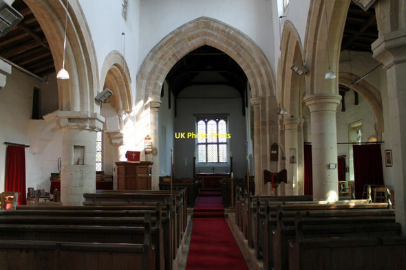 Photo 6"x4" Interior, St Peter's church, Ropsley Ropsley c2012